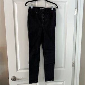 Madewell Women's High Rise Black Jeans